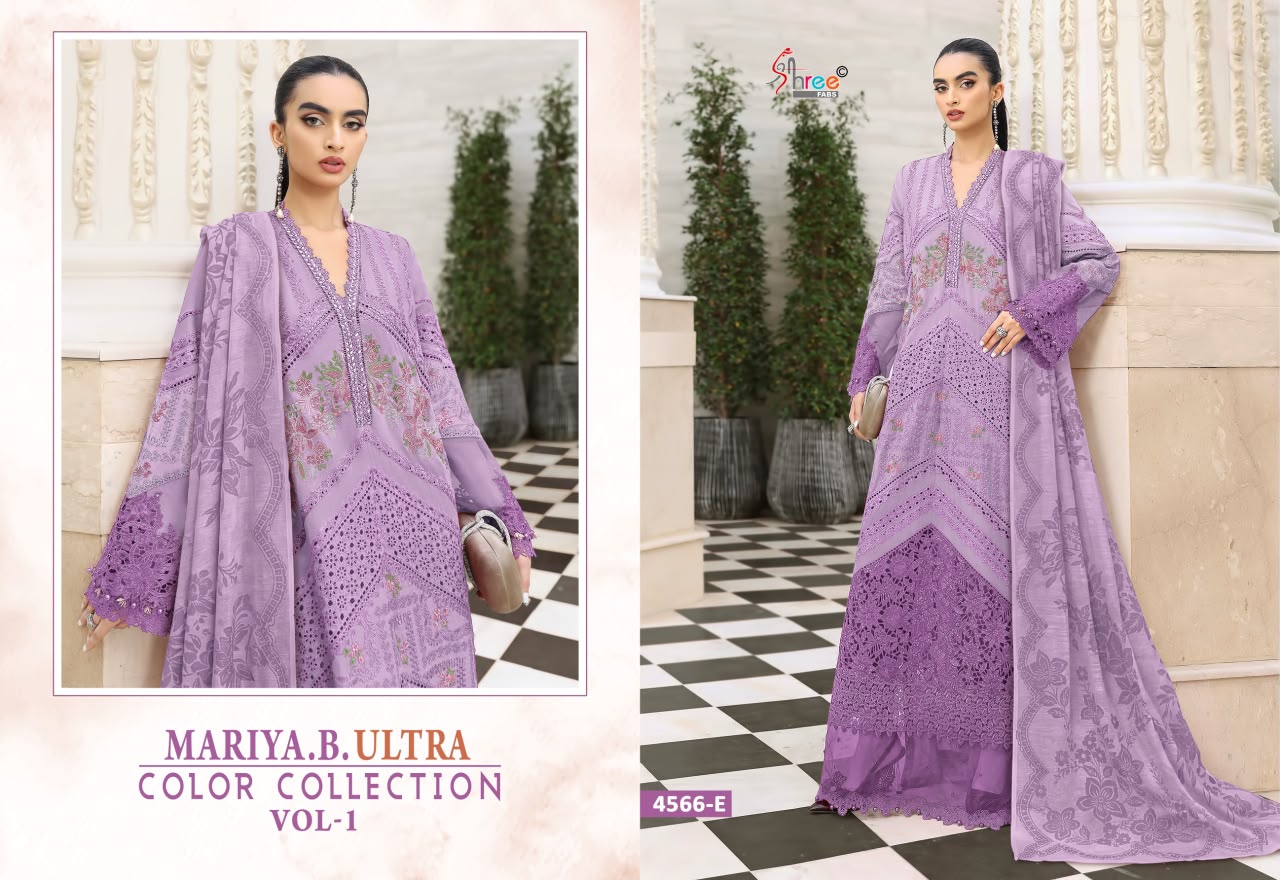 Mariya B Ultra Vol 1 Shree Fabs Cotton Pakistani Salwar Suits Manufacturer Ahmedabad