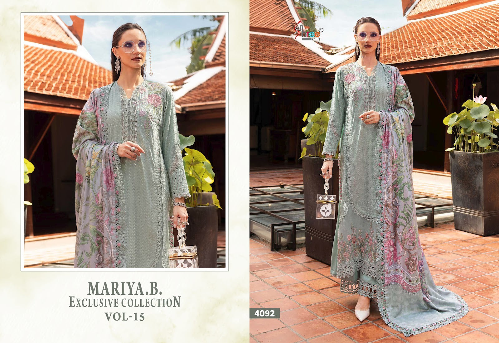 Mariya B Vol 15 Exclusive Collection Shree Fabs Reyon Pakistani Salwar Suits Exporter Ahmedabad