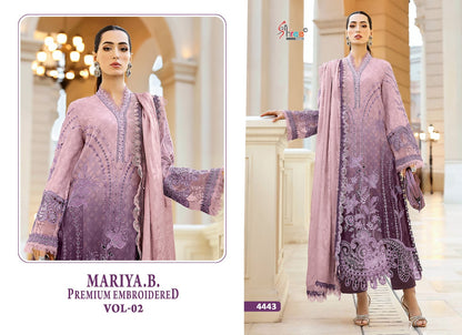 Mariya B Vol 2 Premium Embroidered Shree Fabs Cotton Pakistani Patch Work Suits Exporter Ahmedabad