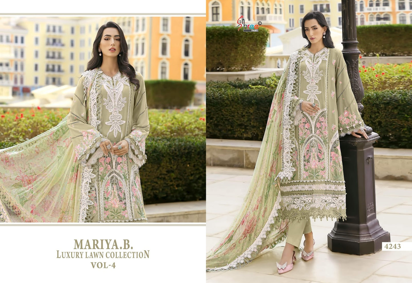 Mariya B Vol 4 Lawn Collection Shree Fabs Cotton Pakistani Salwar Suits Manufacturer India