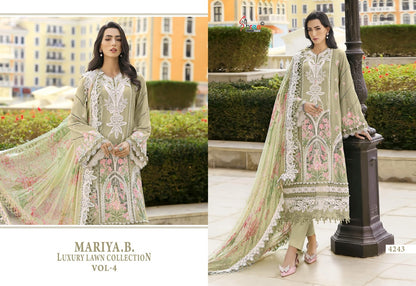 Mariya B Vol 4 Lawn Collection Shree Fabs Cotton Pakistani Salwar Suits Manufacturer India