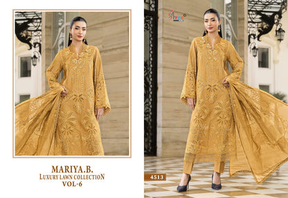 Mariya B Vol 6 Lawn Collection Shree Fabs Cotton Pakistani Salwar Suits Exporter India