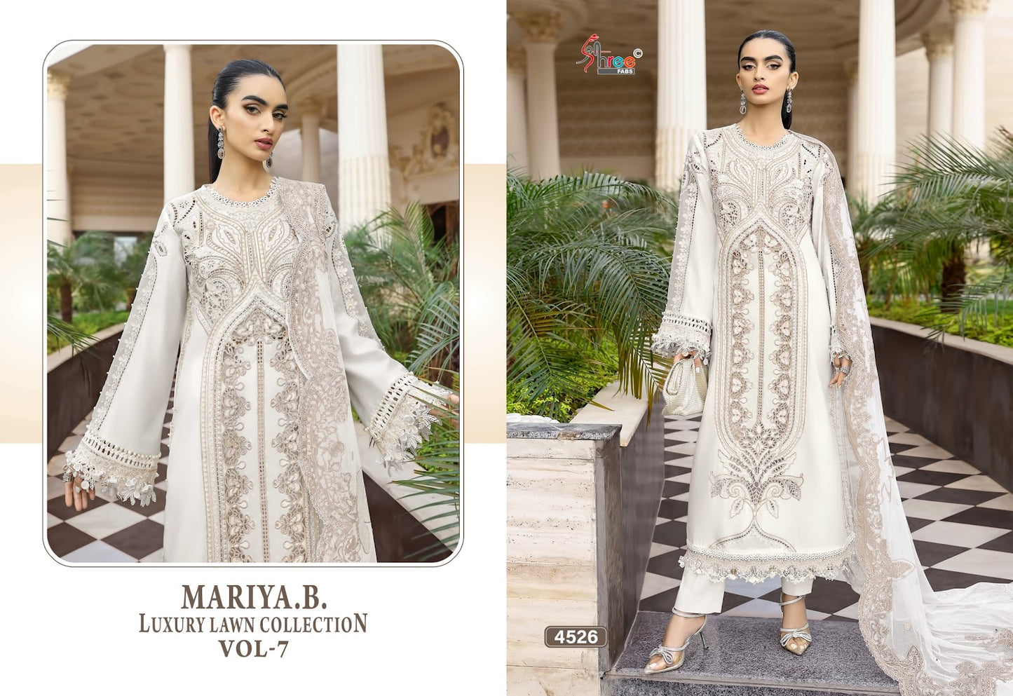 Mariya B Vol 7 Lawn Collection Shree Fabs Cotton Pakistani Salwar Suits Manufacturer India