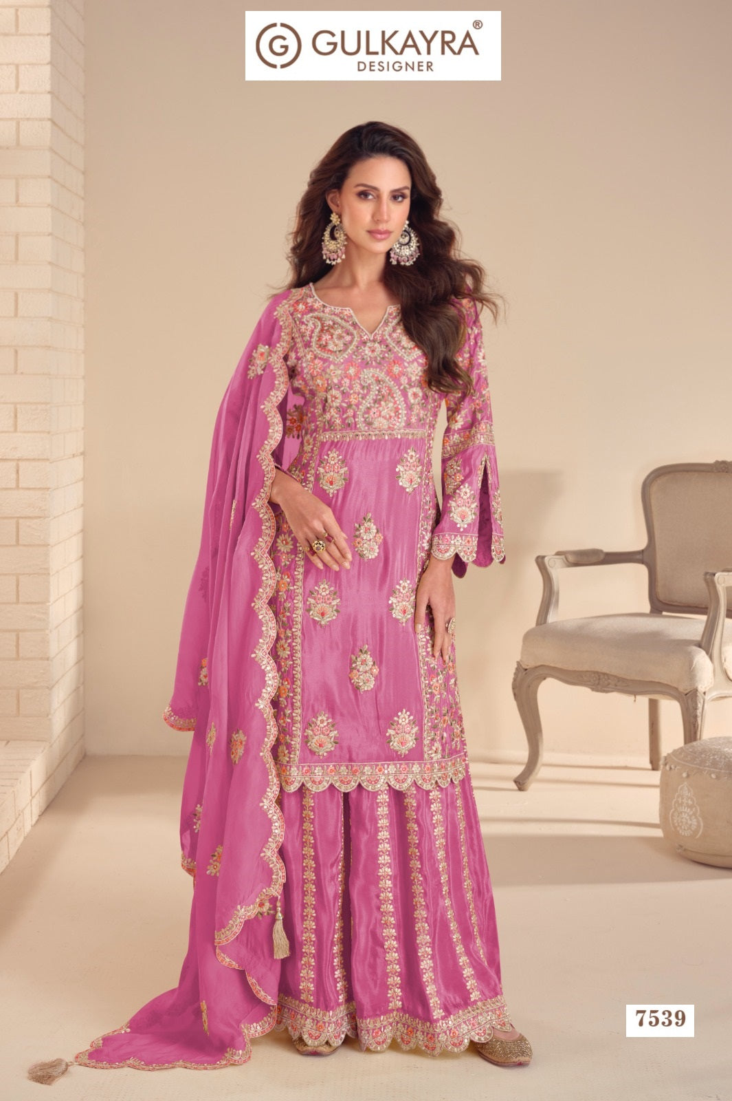 Mariya Gulkayra Designer Simar Readymade Plazzo Style Suits Supplier