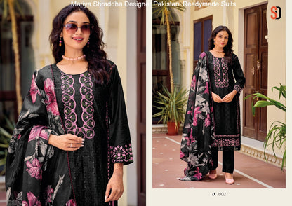 Mariya Shraddha Designer Cotton Pakistani Readymade Suits Wholesale Price