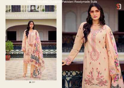 Mariya Shraddha Designer Cotton Pakistani Readymade Suits Wholesale Price