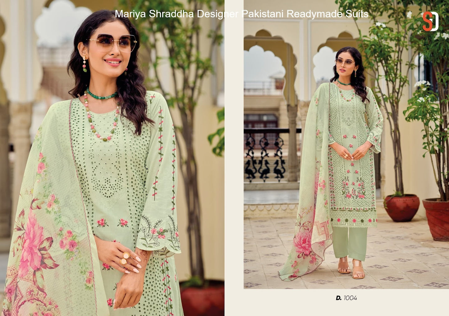 Mariya Shraddha Designer Cotton Pakistani Readymade Suits Wholesale Price