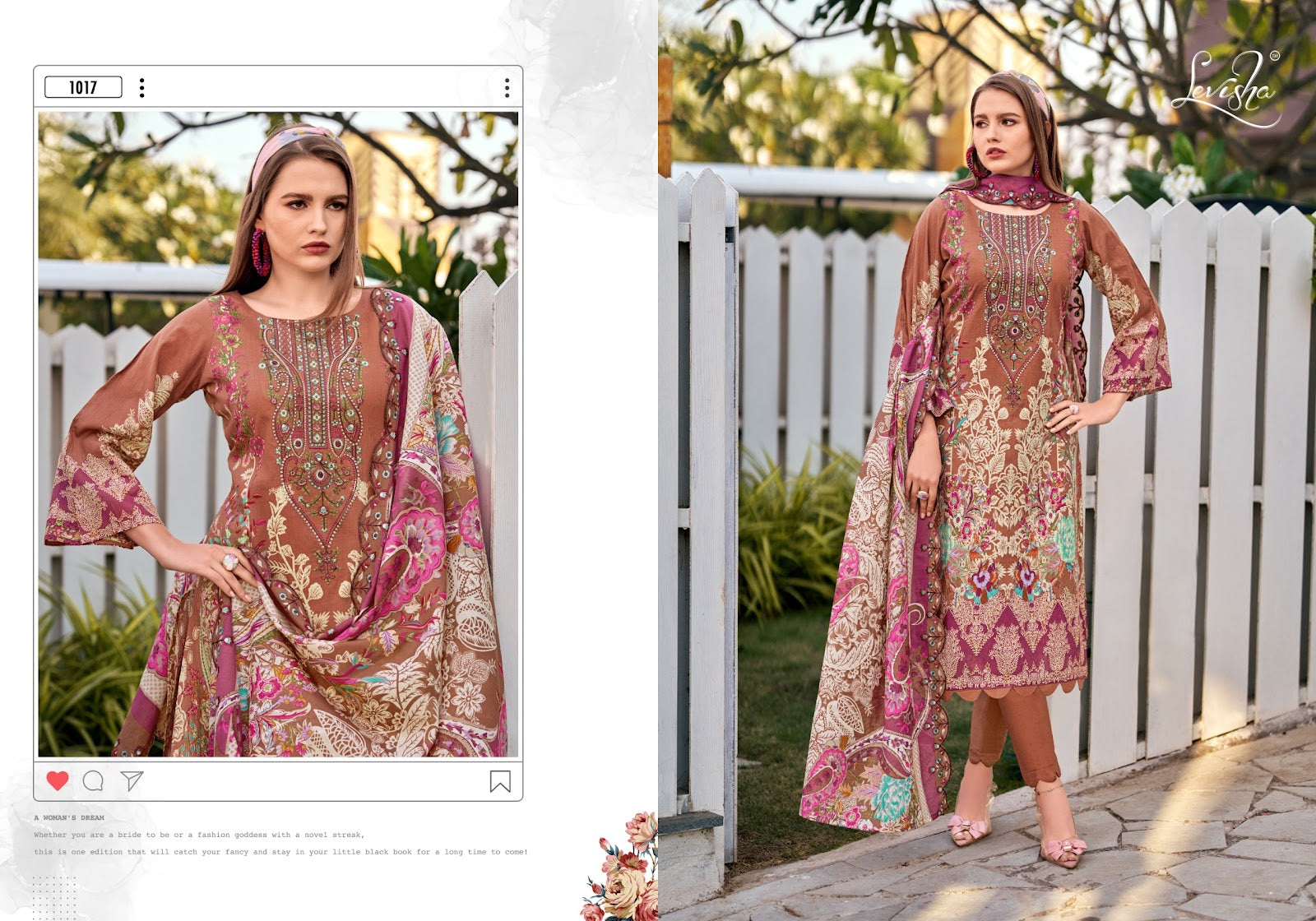Mariyam 2 Levisha Cambric Lawn Karachi Salwar Suits Wholesaler
