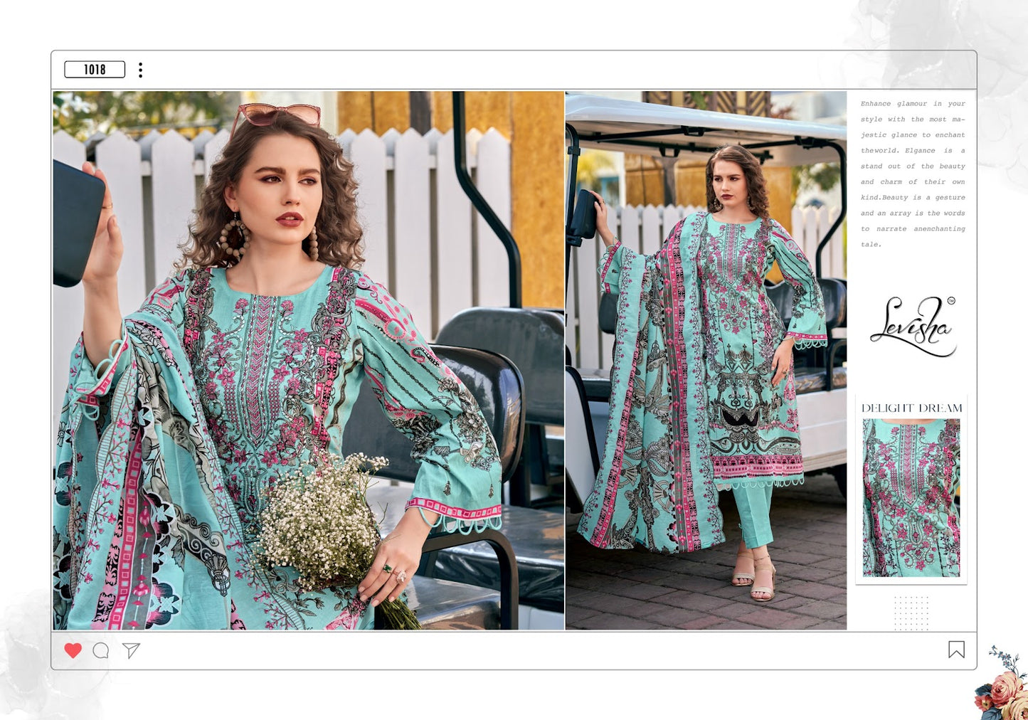 Mariyam 2 Levisha Cambric Lawn Karachi Salwar Suits Wholesaler