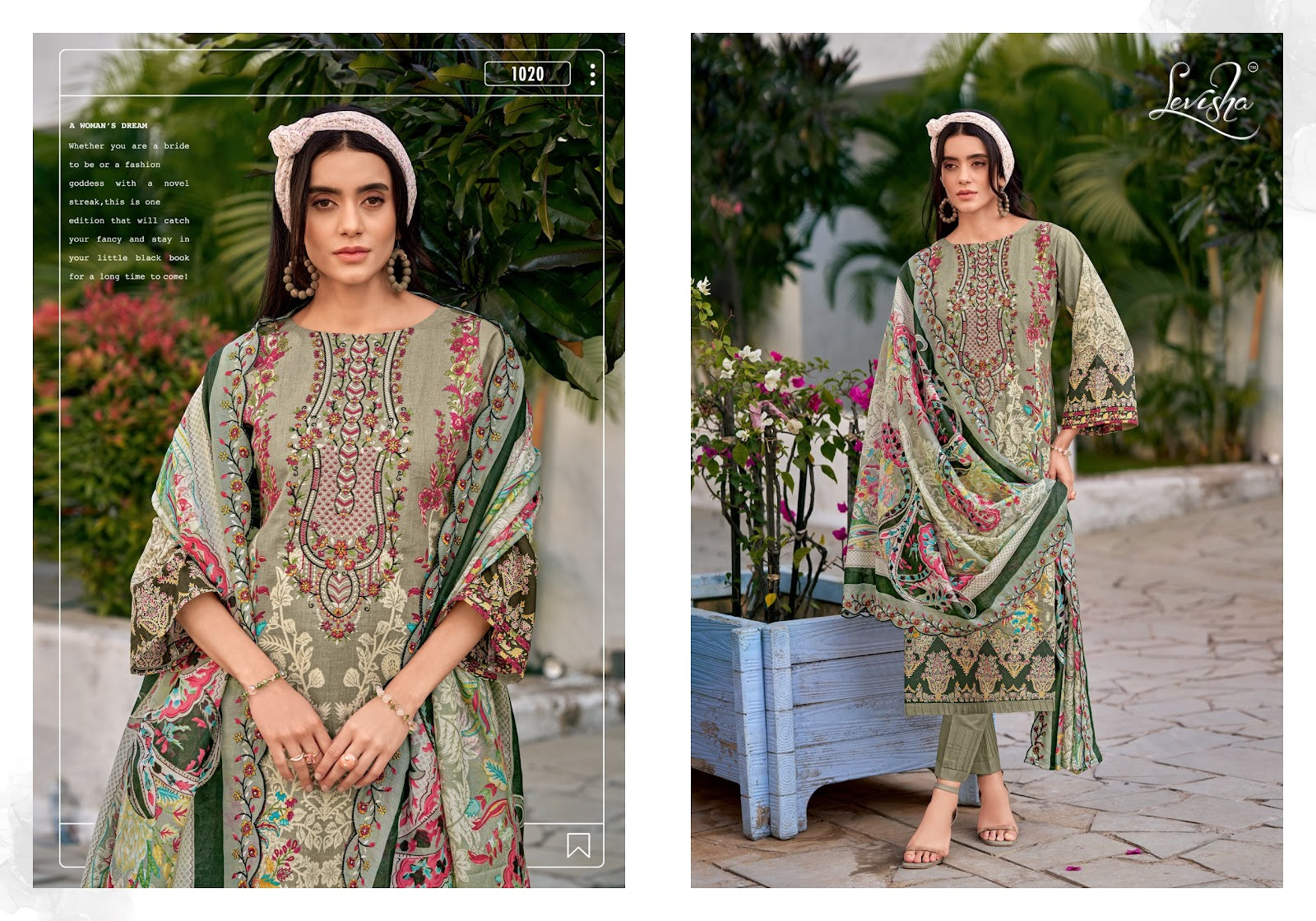 Mariyam 2 Levisha Cambric Lawn Karachi Salwar Suits Wholesaler