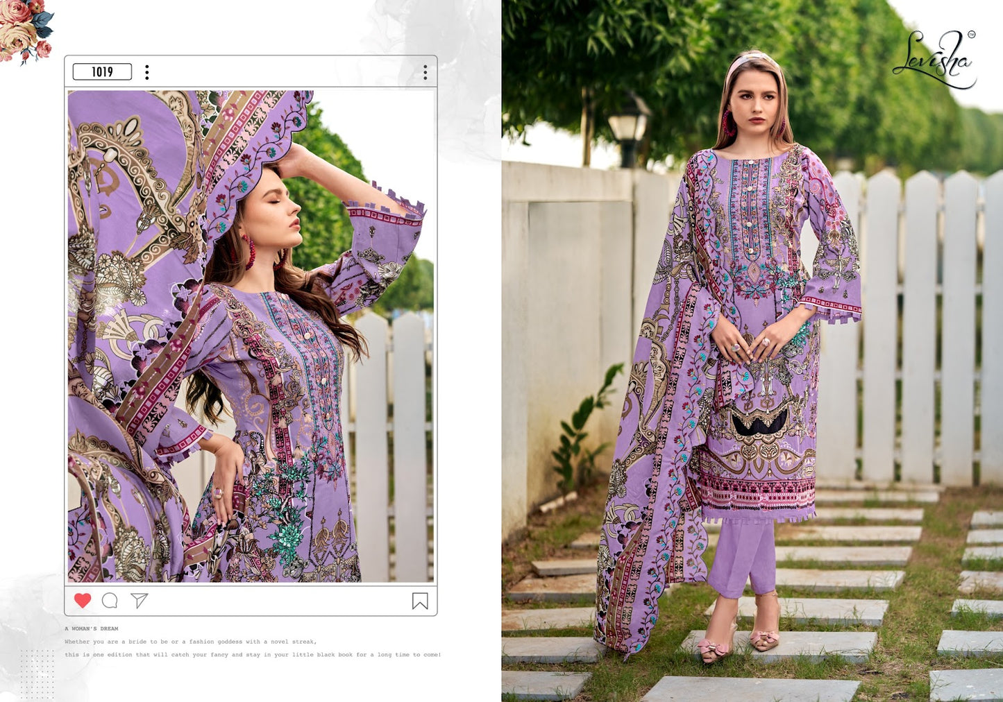 Mariyam 2 Levisha Cambric Lawn Karachi Salwar Suits Wholesaler