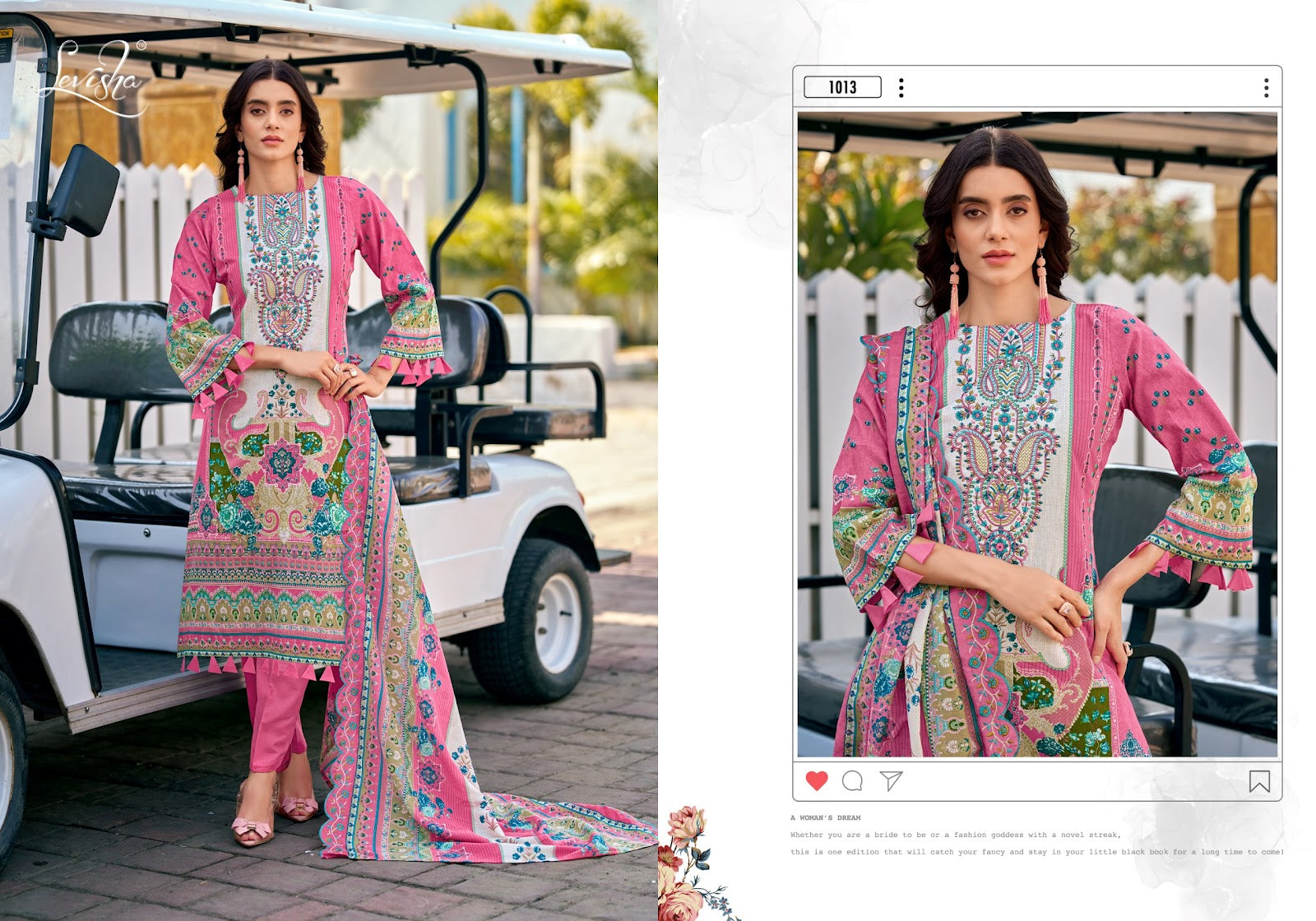 Mariyam 2 Levisha Cambric Lawn Karachi Salwar Suits Wholesaler