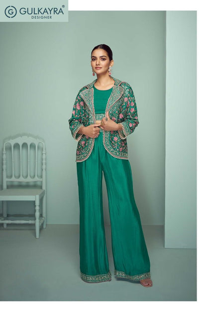 Mariyam Gulkayra Designer Chinon Indo Western Pair Wholesale