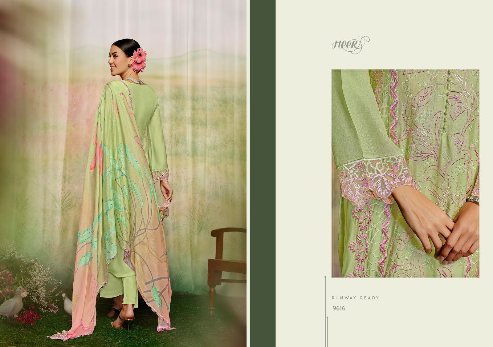 Mariyam Heer Pure Muslin Pakistani Salwar Suits Supplier Gujarat