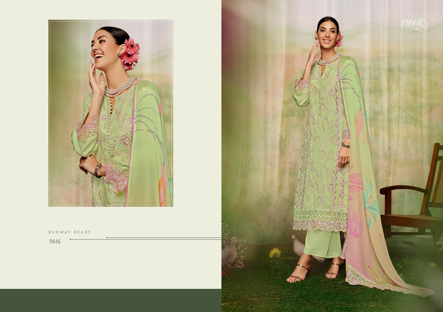 Mariyam Heer Pure Muslin Pakistani Salwar Suits Supplier Gujarat