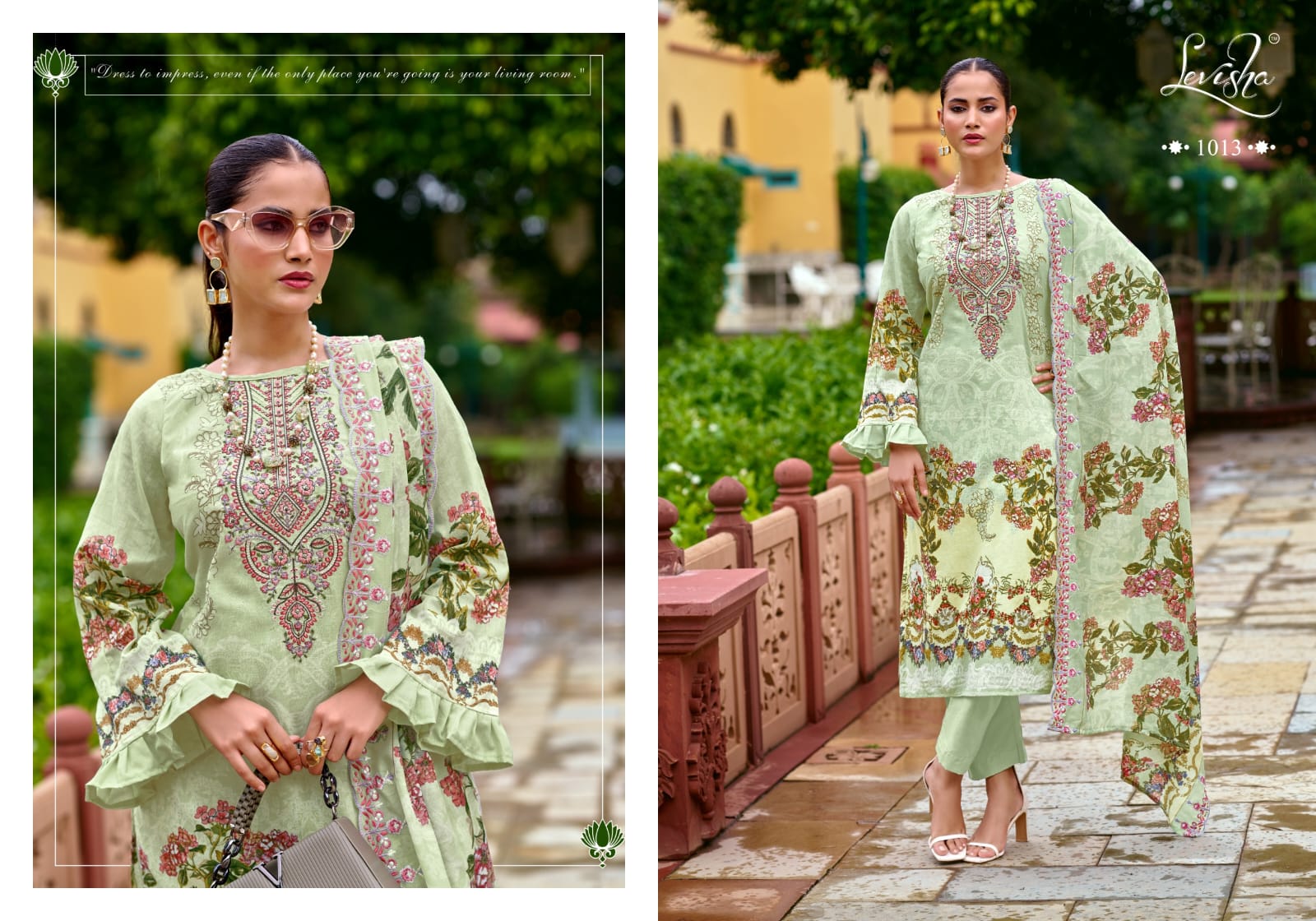 Mariyam Levisha Lawn Cotton Karachi Salwar Suits Wholesaler Gujarat