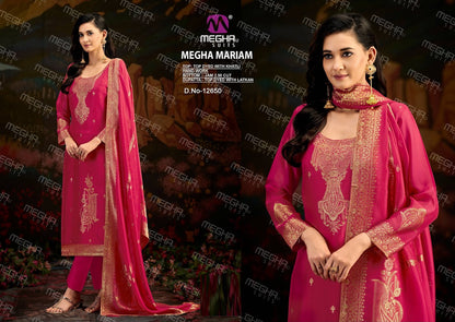 Mariyam Megha Dyed Pant Style Suits Manufacturer Gujarat