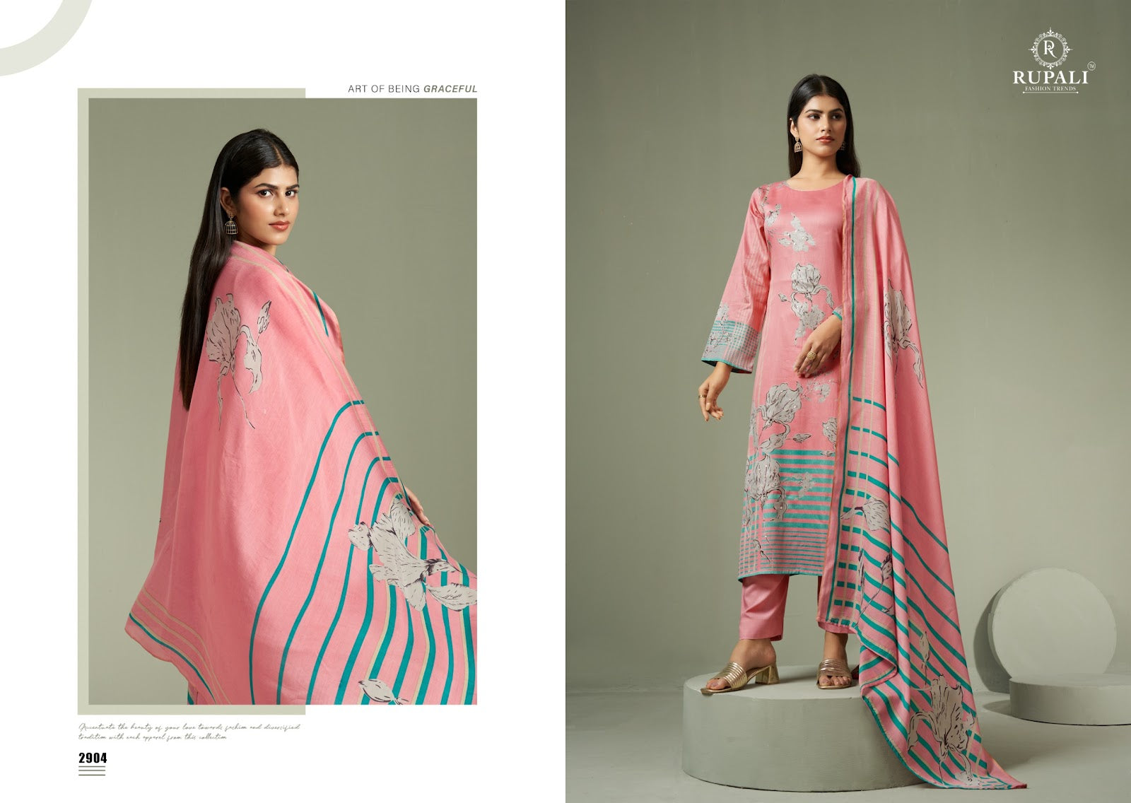 Mariyam Rupali Jaam Satin Pant Style Suits Manufacturer Ahmedabad