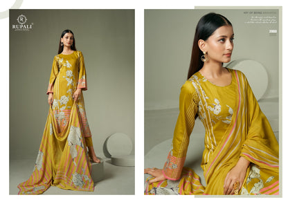 Mariyam Rupali Jaam Satin Pant Style Suits Manufacturer Ahmedabad