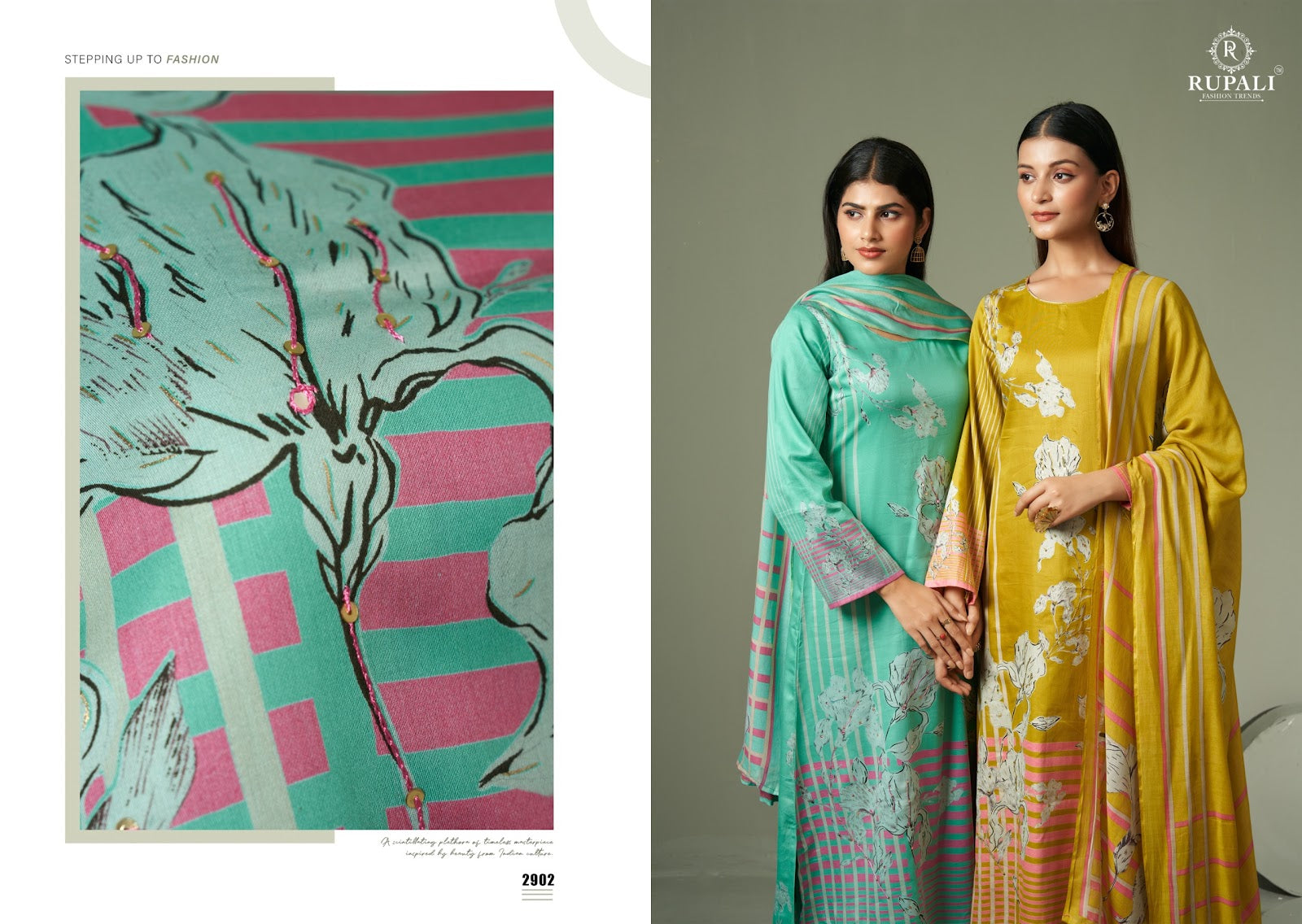 Mariyam Rupali Jaam Satin Pant Style Suits Manufacturer Ahmedabad