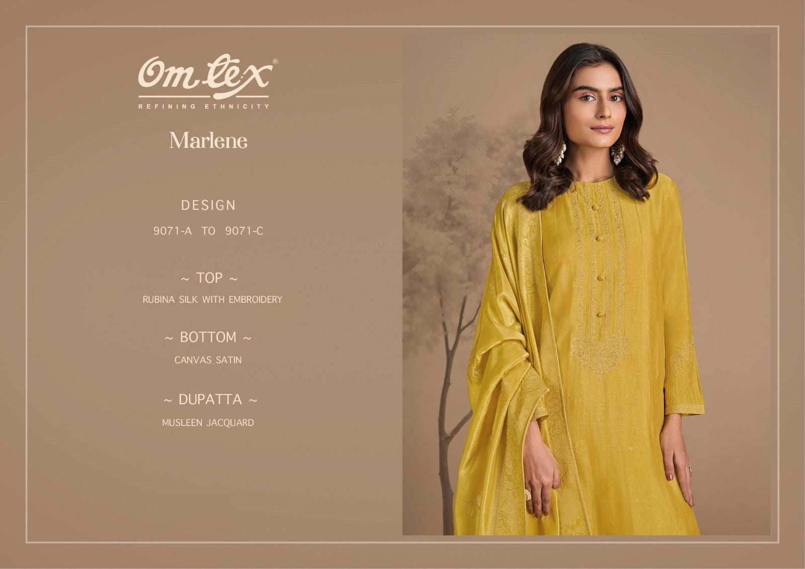 Marlene Omtex Silk Pant Style Suits Wholesale Price