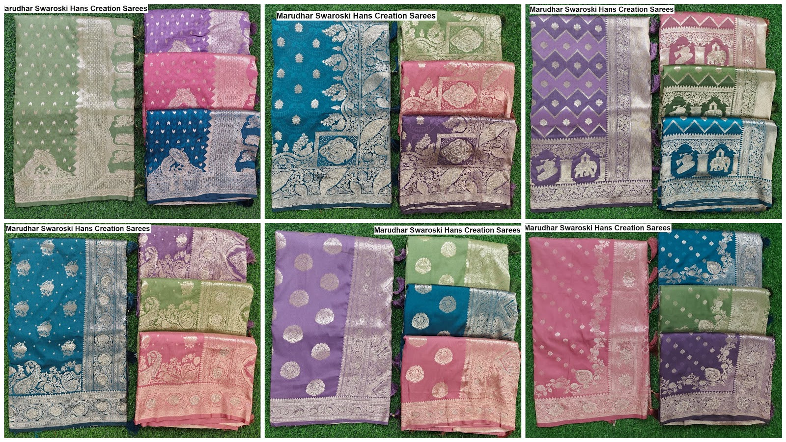 Marudhar Swaroski Hans Creation Sarees Supplier Ahmedabad
