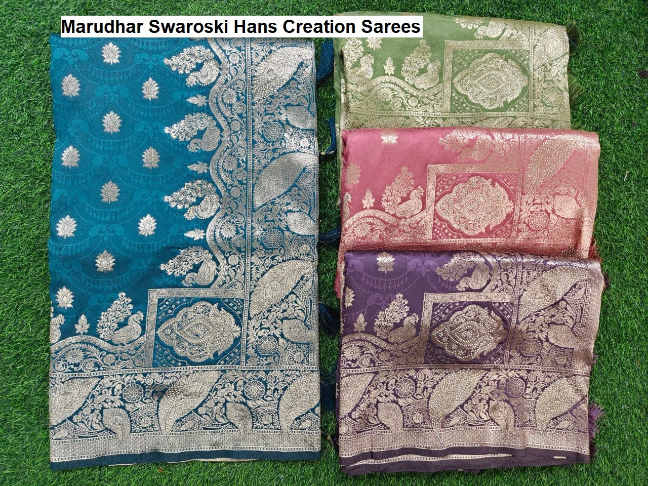 Marudhar Swaroski Hans Creation Sarees Supplier Ahmedabad