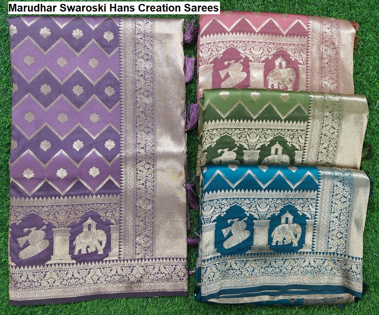 Marudhar Swaroski Hans Creation Sarees Supplier Ahmedabad