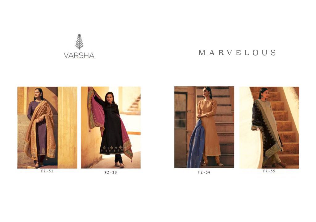 Marvelous Varsha Fashions Tussar Silk Pant Style Suits Wholesale Price