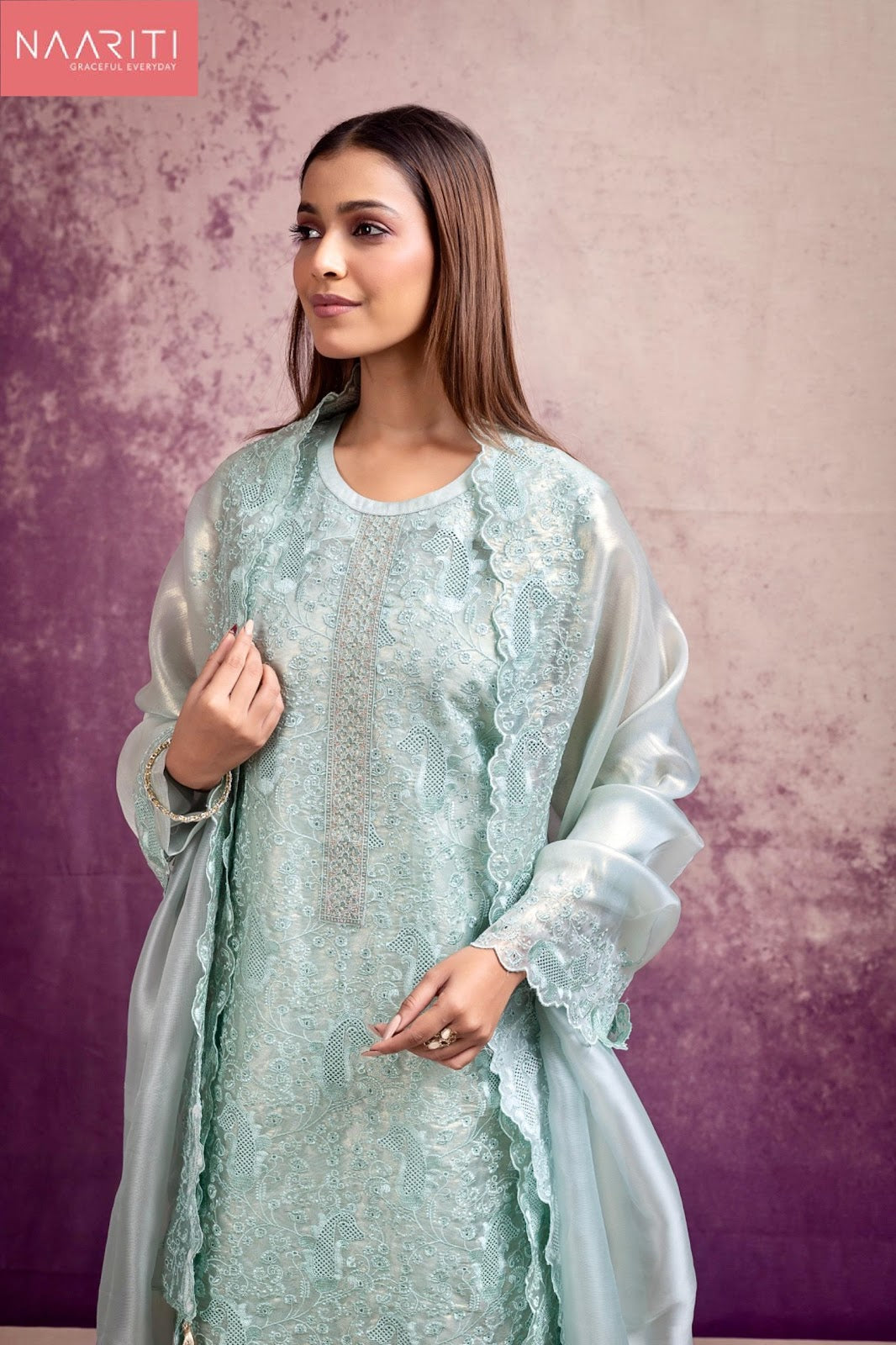 Marya Naariti Organza Pant Style Suits Manufacturer India