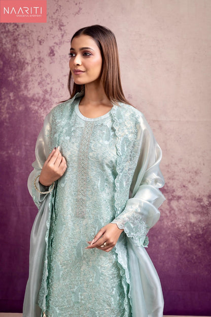 Marya Naariti Organza Pant Style Suits Manufacturer India
