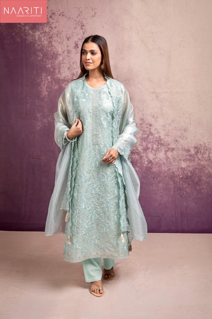 Marya Naariti Organza Pant Style Suits Manufacturer India
