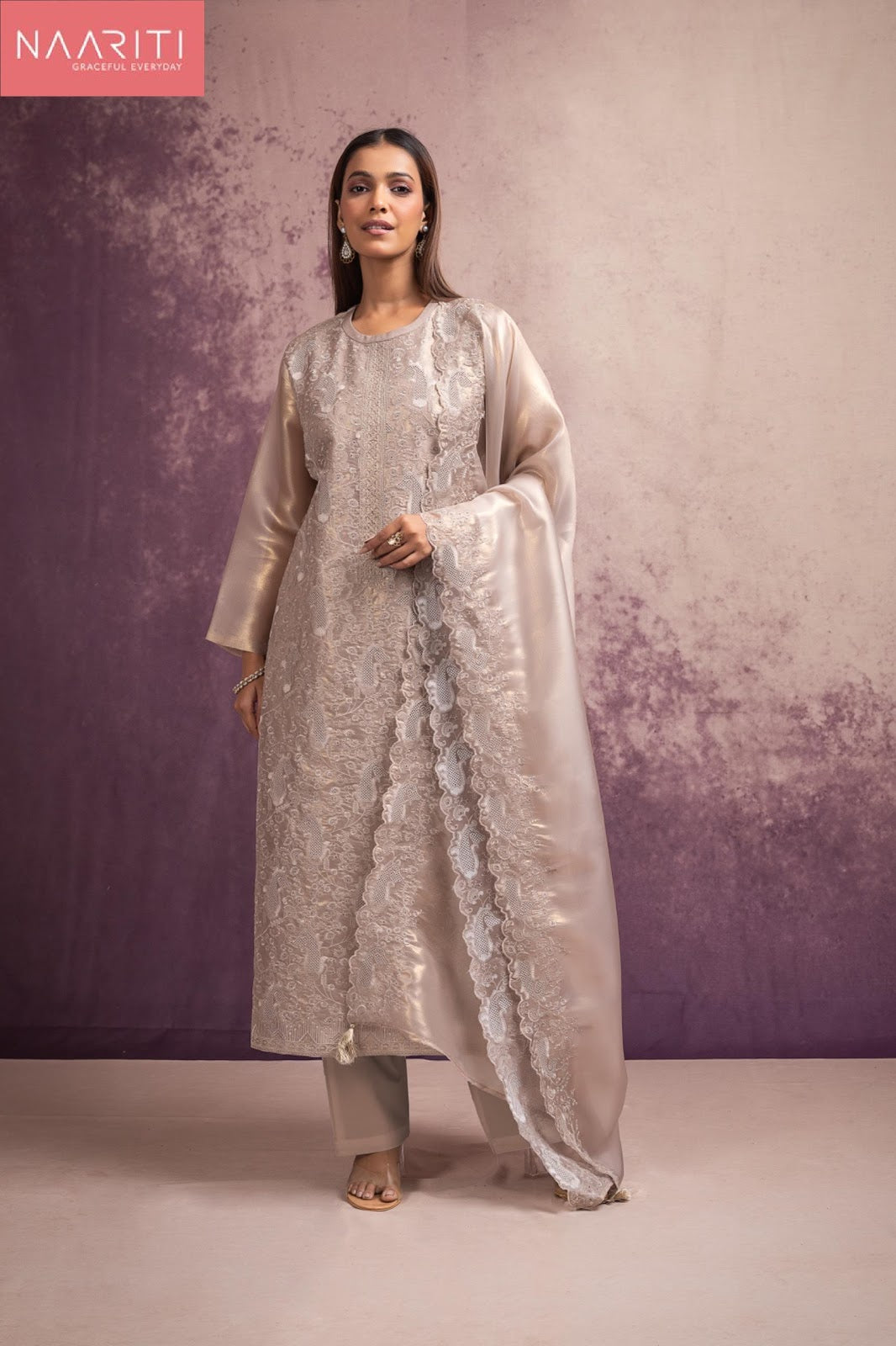Marya Naariti Organza Pant Style Suits Manufacturer India