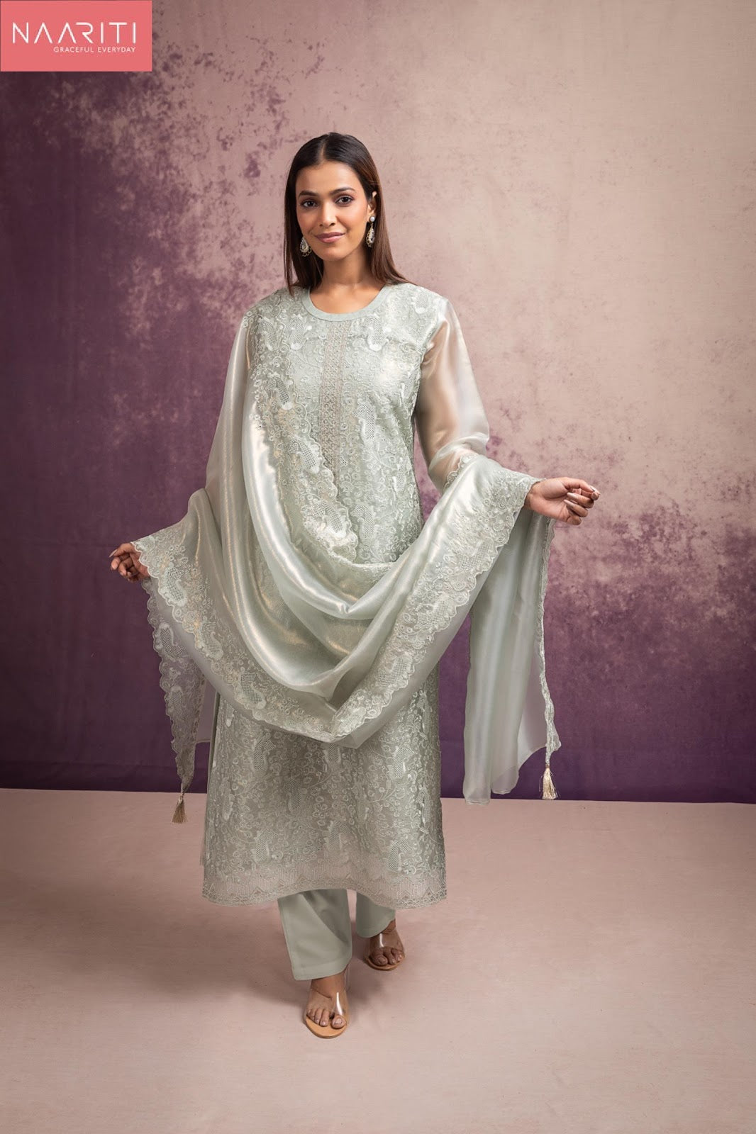 Marya Naariti Organza Pant Style Suits Manufacturer India