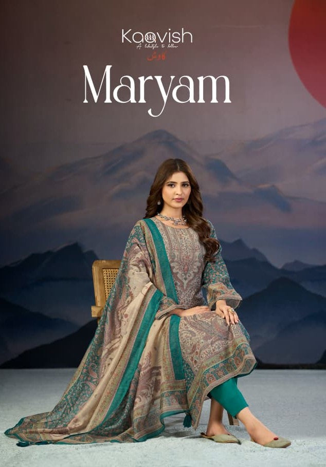 Maryam Kaavish Pure Linen Karachi Salwar Suits Manufacturer