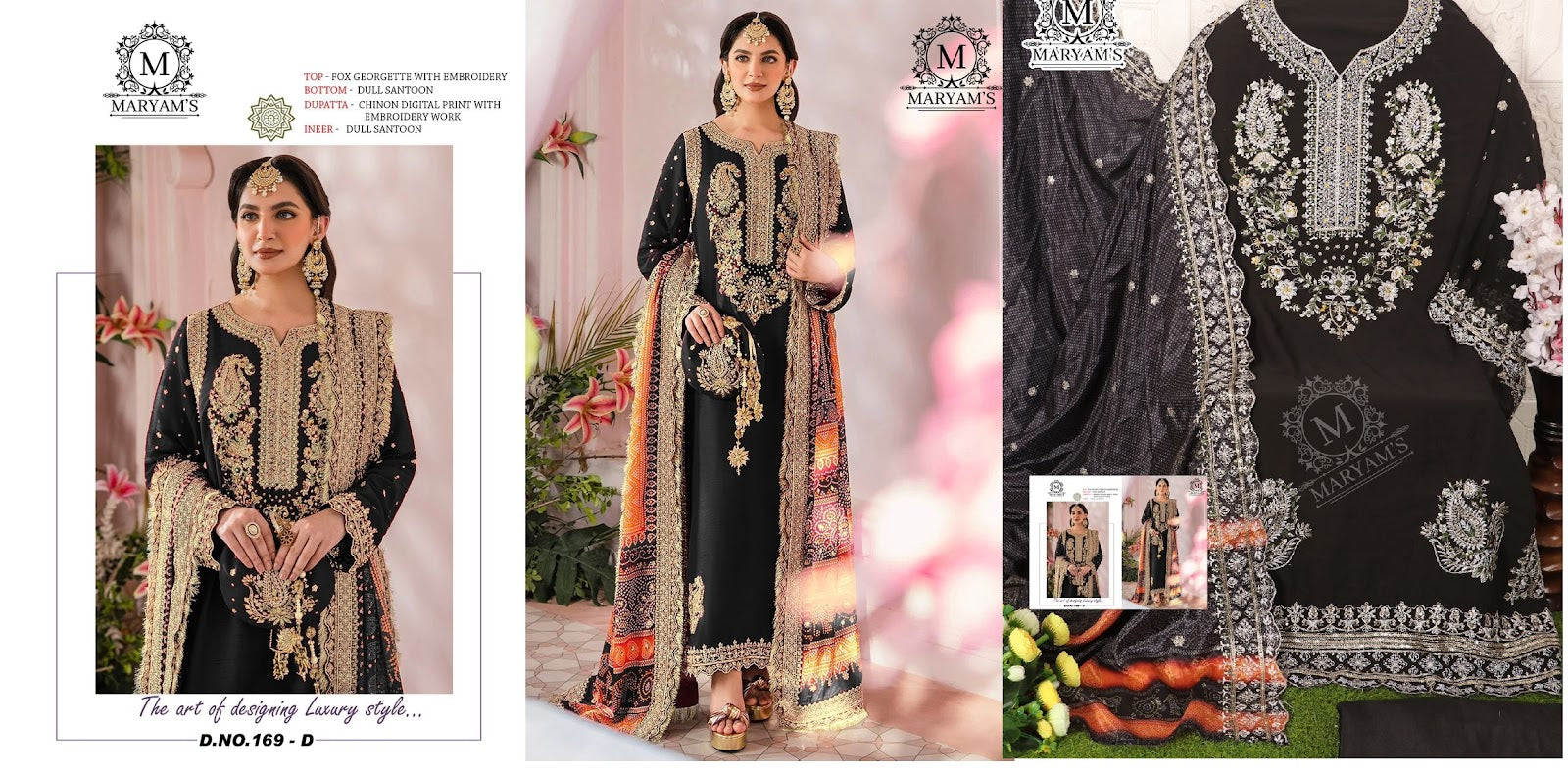 Maryams-169 Kaleesha Fashion Fox Georgette Pakistani Salwar Suits