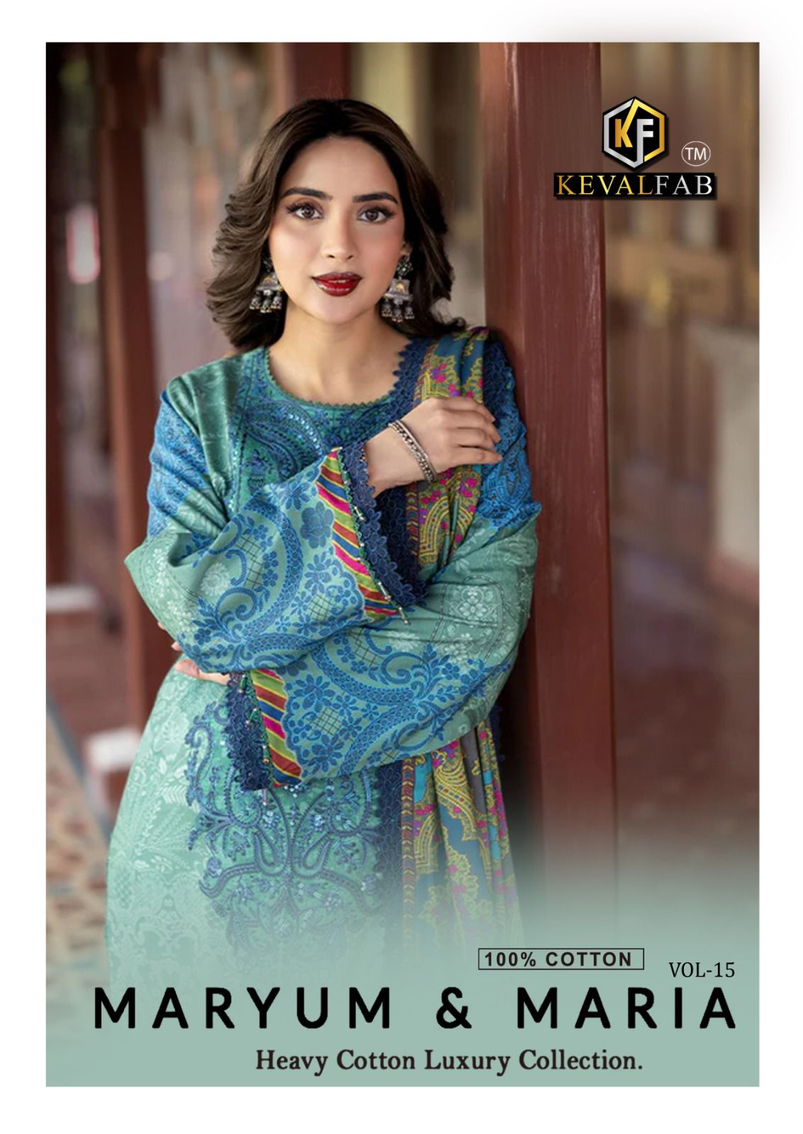 Maryum And Maria Vol 15 Heavy Cotton Luxury Collection Keval Fab Karachi Readymade Suits Wholesale Price