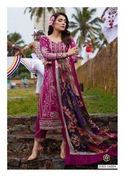 Maryum And Maria Vol 16 Heavy Cotton Luxury Collection Keval Fab Karachi Salwar Suits Wholesale Rate