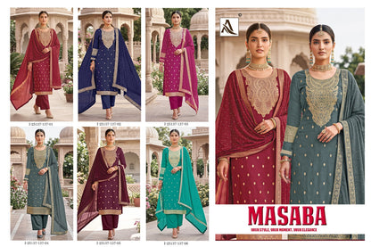 Masaba Alok Dola Jacquard Karachi Salwar Suits Wholesaler