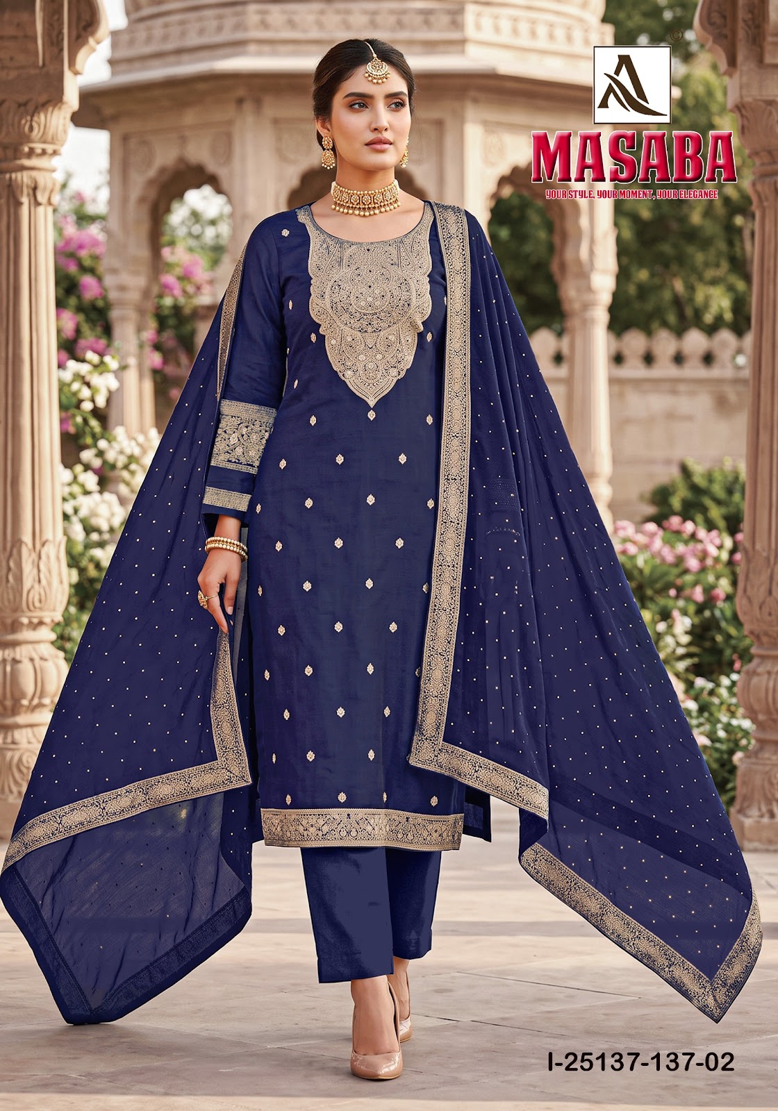 Masaba Alok Dola Jacquard Karachi Salwar Suits Wholesaler