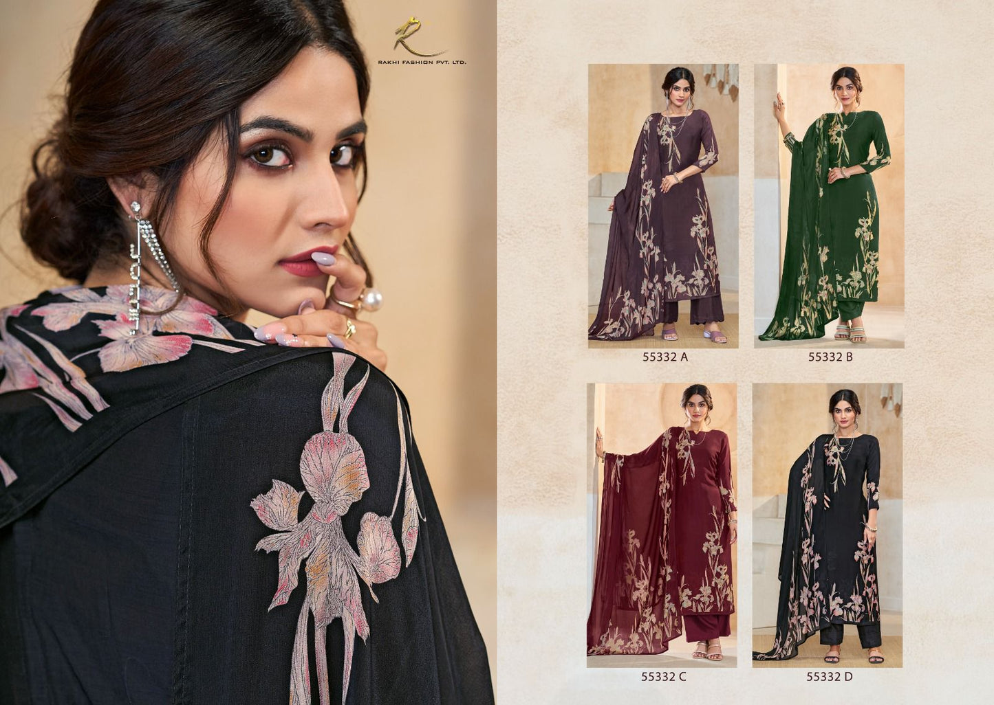 Masaba Rakhi Fashion Viscose Modal Pant Style Suits Manufacturer Ahmedabad