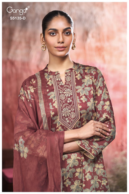 Masaba S5135 Ganga Cotton Satin Pant Style Suits Wholesale Price