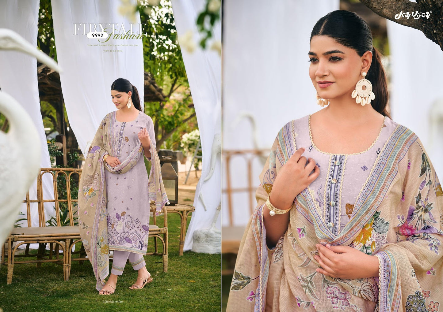 Masakali Jay Vijay Pure Cotton Pant Style Suits Manufacturer Gujarat