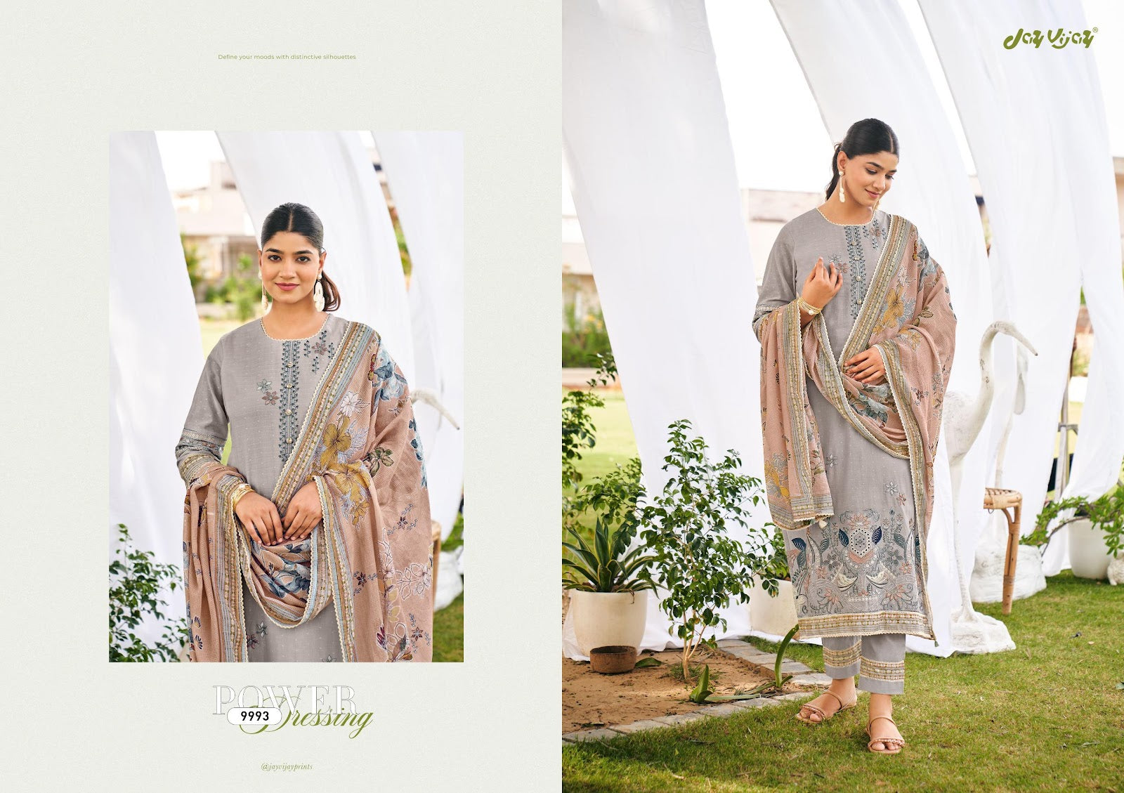 Masakali Jay Vijay Pure Cotton Pant Style Suits Manufacturer Gujarat