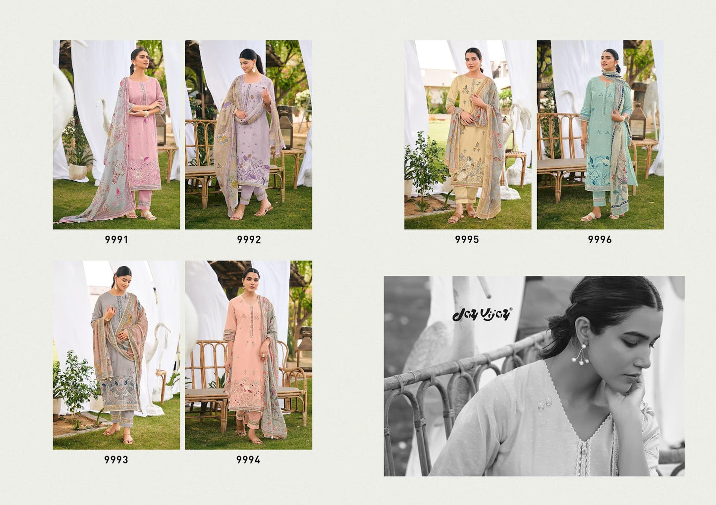 Masakali Jay Vijay Pure Cotton Pant Style Suits Manufacturer Gujarat