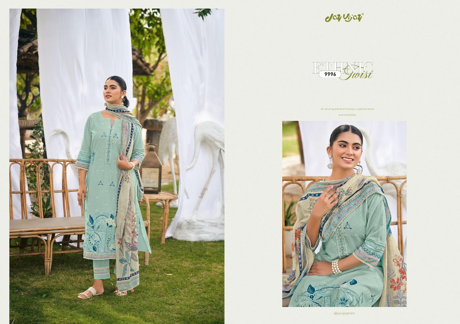 Masakali Jay Vijay Pure Cotton Pant Style Suits Manufacturer Gujarat