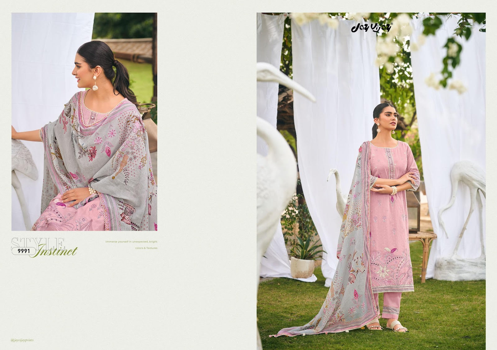 Masakali Jay Vijay Pure Cotton Pant Style Suits Manufacturer Gujarat