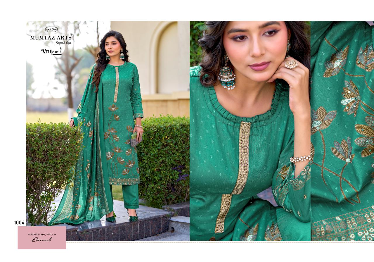 Masakali Mumtaz Arts Viscose Karachi Salwar Suits Manufacturer