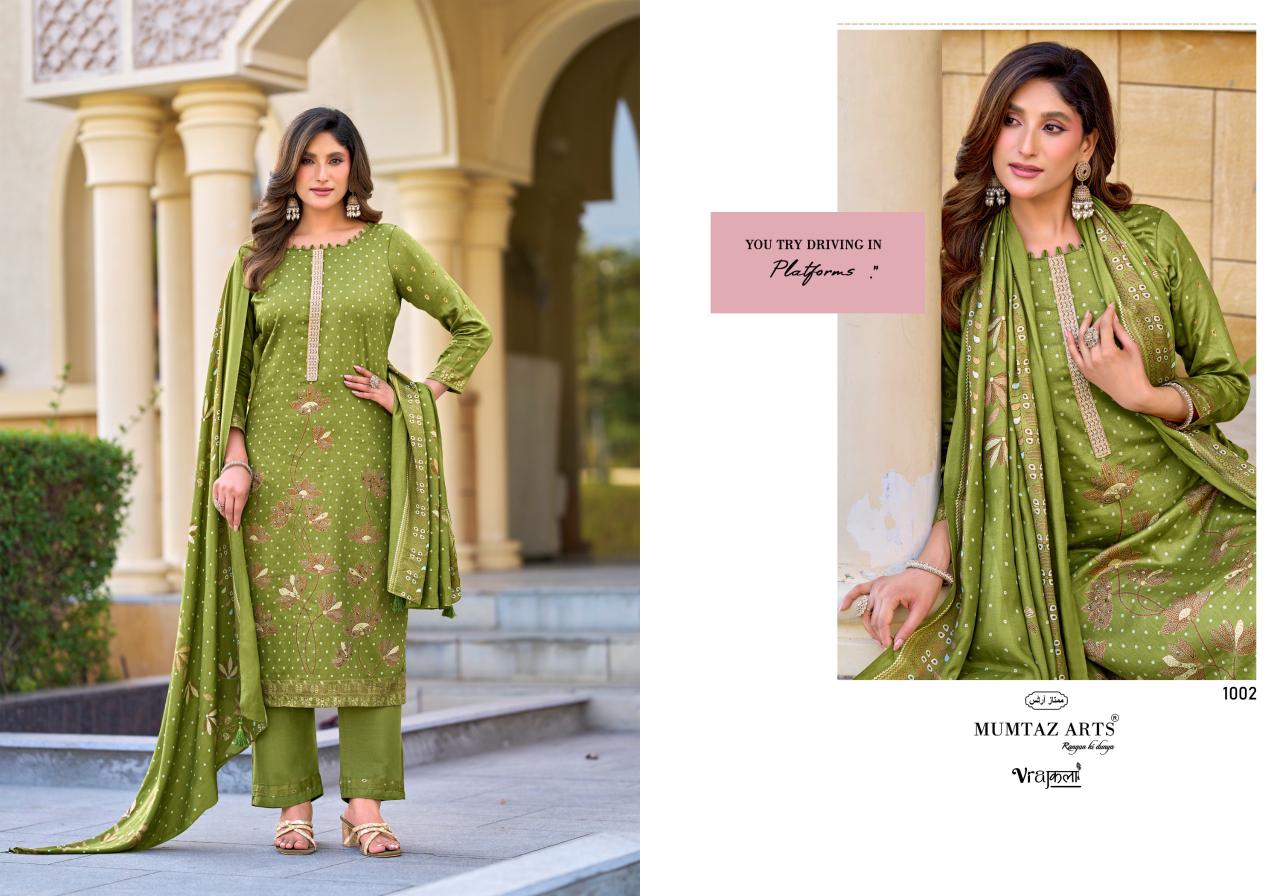 Masakali Mumtaz Arts Viscose Karachi Salwar Suits Manufacturer