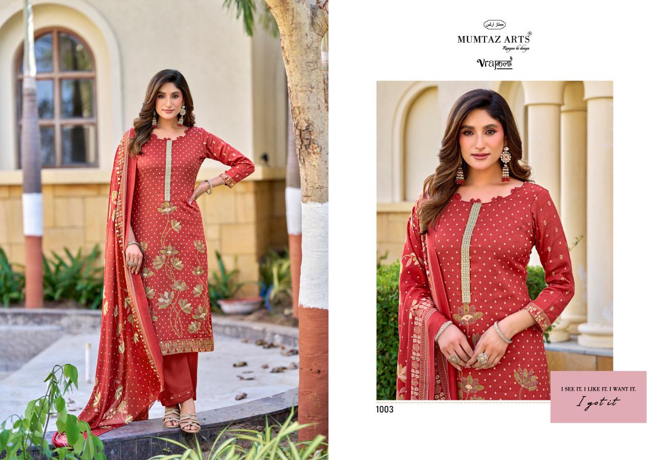 Masakali Mumtaz Arts Viscose Karachi Salwar Suits Manufacturer